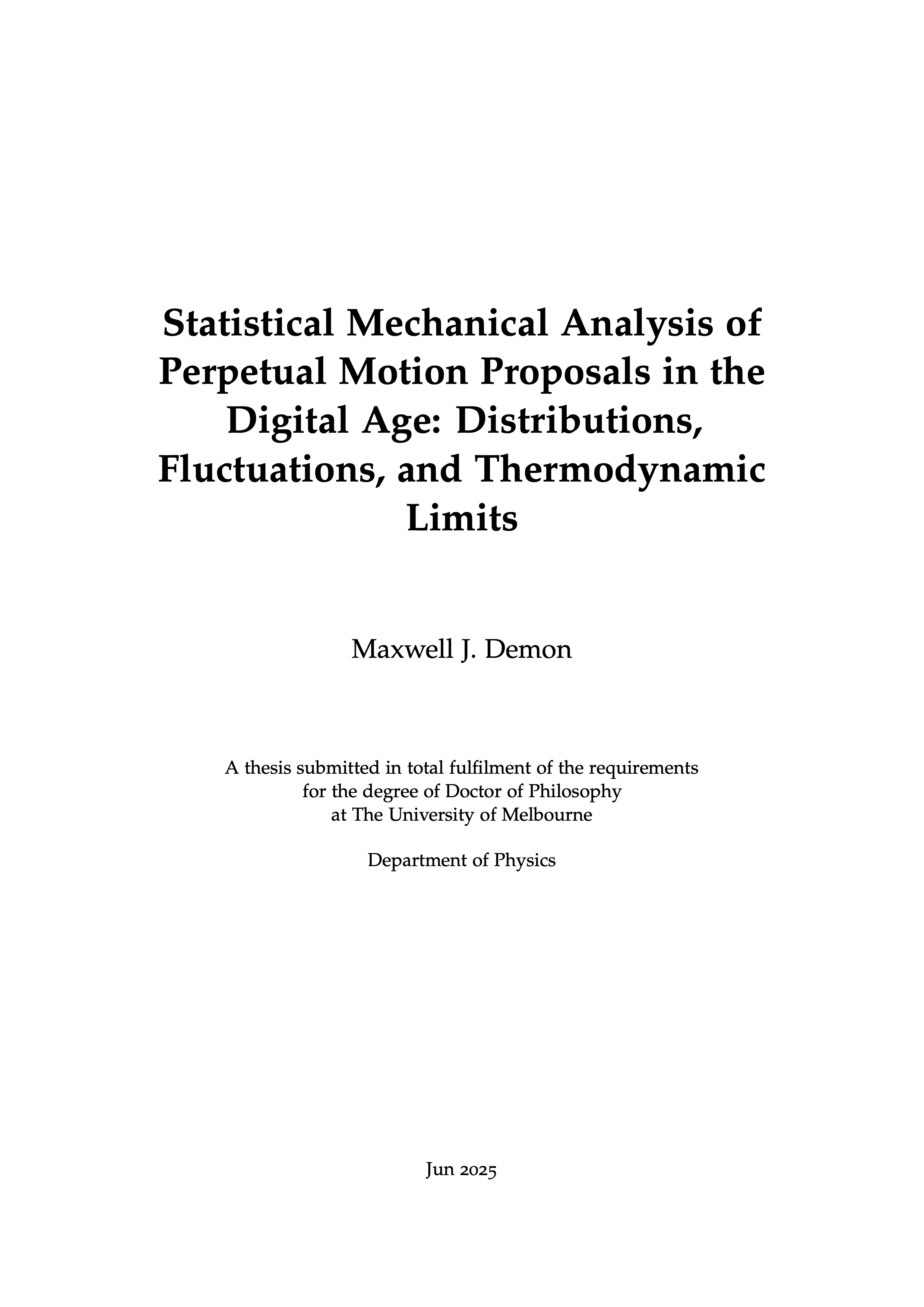 University of Melbourne - Thesis